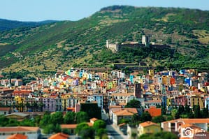 Foto Stadt Bosa auf Sardinien