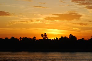 Foto Sonnenuntergang am Nil