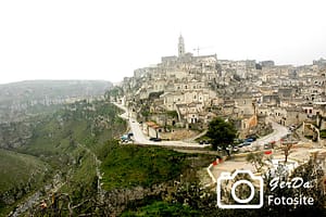 Foto Blick auf Matera