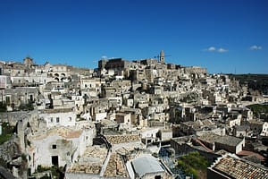 Blick auf Matera - Süditalien