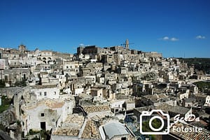 Foto Blick auf Matera