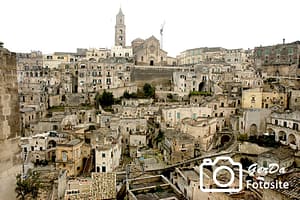 Foto Blick auf Matera