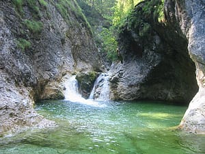 Foto Wasserfall am Weißenbach