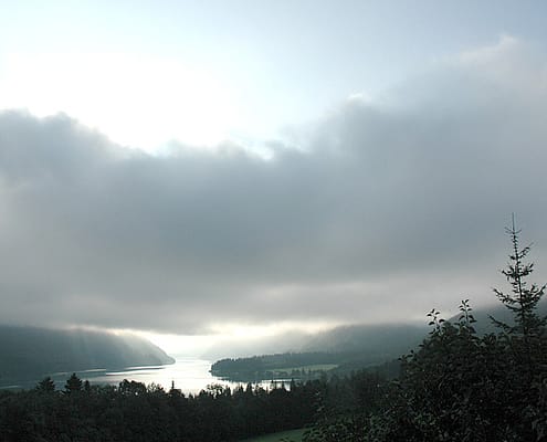 Foto Stimmung nach Regen am Weißensee