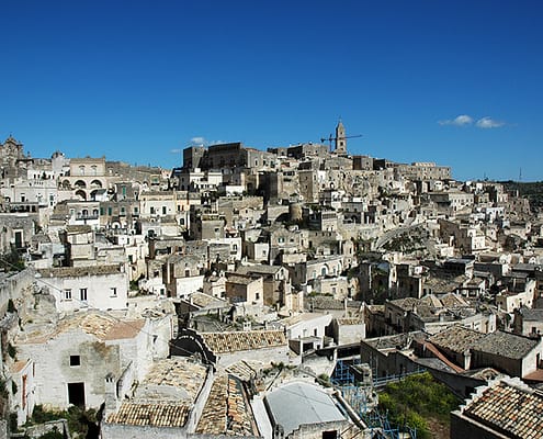 Blick auf Matera - Süditalien